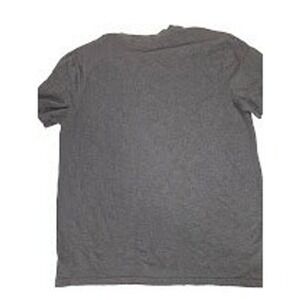 Calvin Klein Jeans V-Neck T-Shirt Modern Logo Short‎ Sleeve Black L